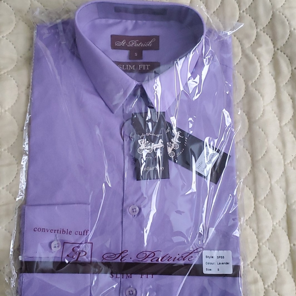 Youth lavender dress shirt